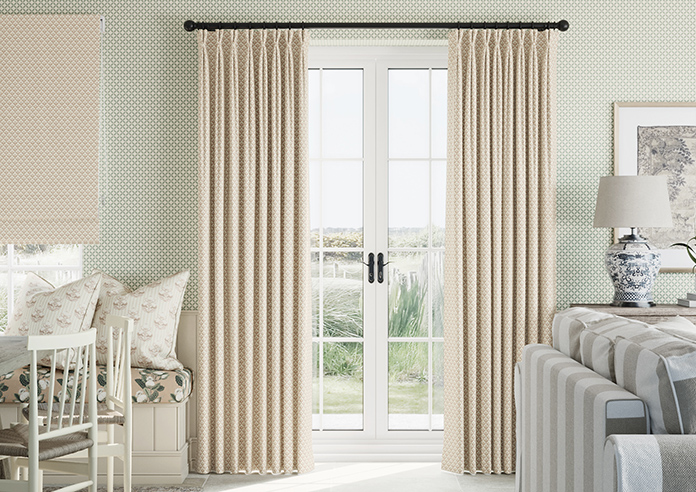 Trellis Prints, Scallop and Bud Manson - Made to Measure Curtains - Image 3